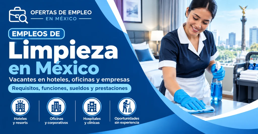 Empleos de Limpieza en México 2026: Vacantes